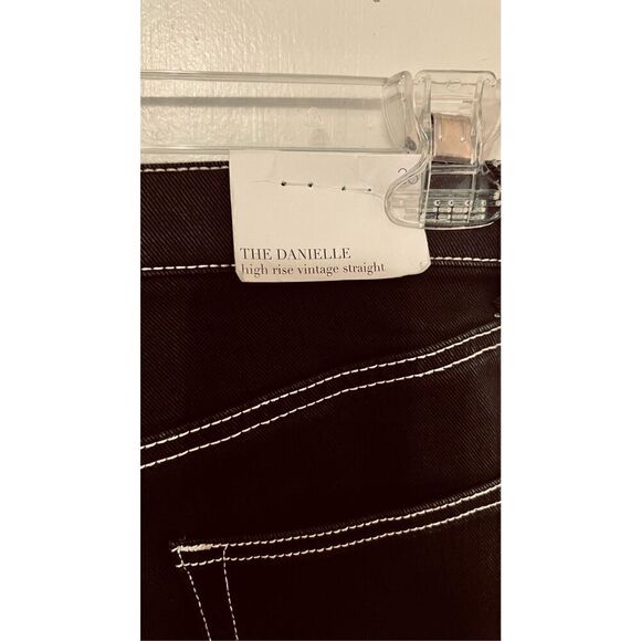 WEWOREWHAT BLACK DANIELLE BUTTON FLY JEANS WOMENS SIZE 26 NEW - Picture 7 of 11